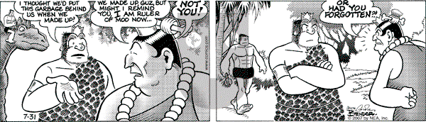 Alley Oop on Tuesday July 31, 2007 Comic Strip