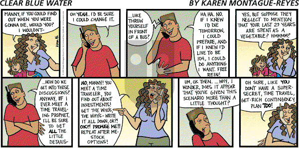 Clear Blue Water on Sunday August 6, 2006 Comic Strip