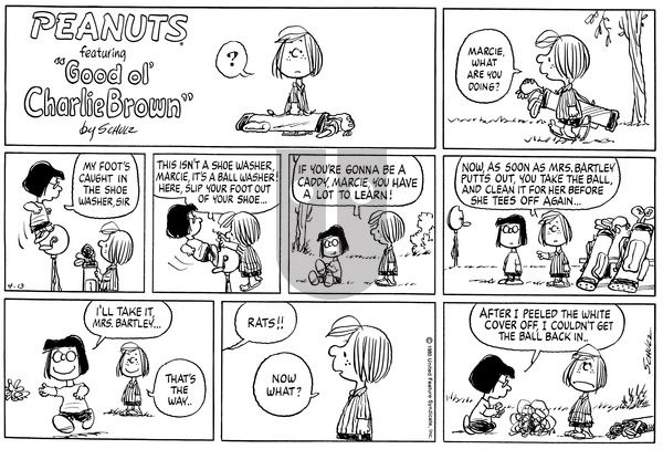 Peanuts on Sunday April 13, 1980 Comic Strip