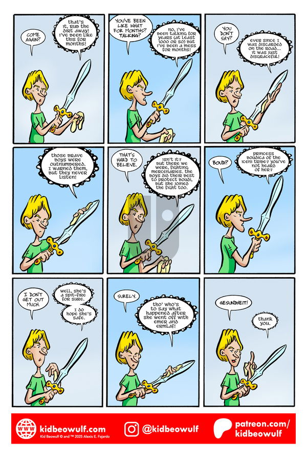 Kid Beowulf on Monday April 21, 2025 Comic Strip