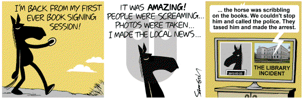 Dark Side of the Horse on Friday March 23, 2012 Comic Strip