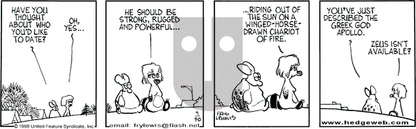 Over the Hedge on Wednesday September 30, 1998 Comic Strip