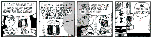 Peanuts on Monday June 26, 1978 Comic Strip