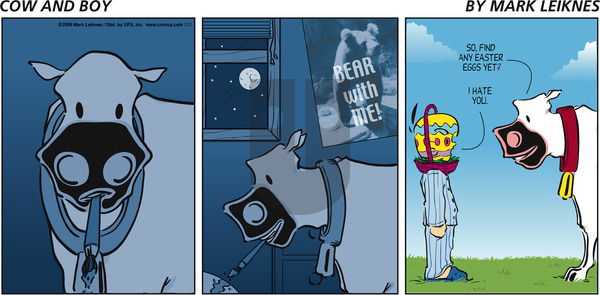 Cow and Boy Classics - Sunday March 23, 2008 Comic Strip