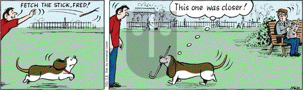 Fred Basset on Saturday October 13, 2012 Comic Strip