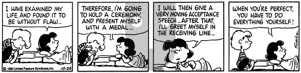 Peanuts on Friday October 26, 1984 Comic Strip