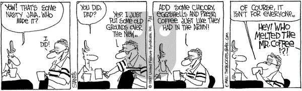 The Buckets on Tuesday March 18, 1997 Comic Strip