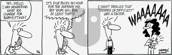 Baby Blues on Tuesday March 6, 1990 Comic Strip