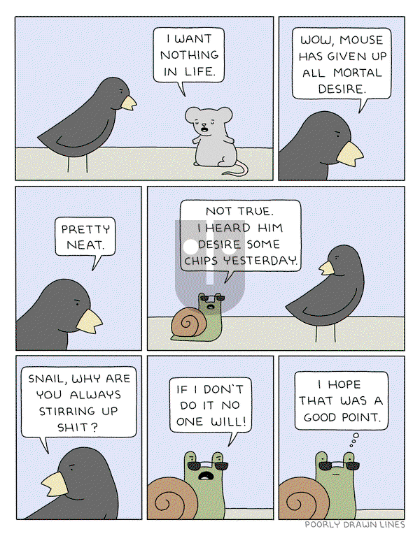 Poorly Drawn Lines on Wednesday February 9, 2022 Comic Strip