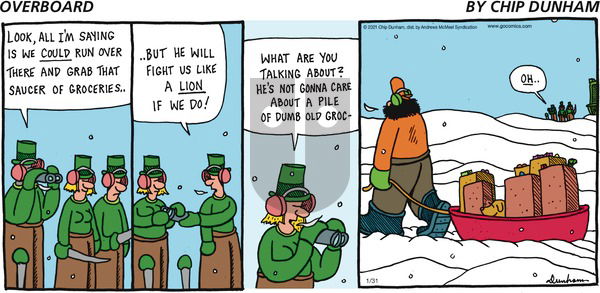 Overboard on Sunday January 31, 2021 Comic Strip