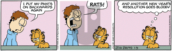 Garfield on Wednesday January 3, 2007 Comic Strip