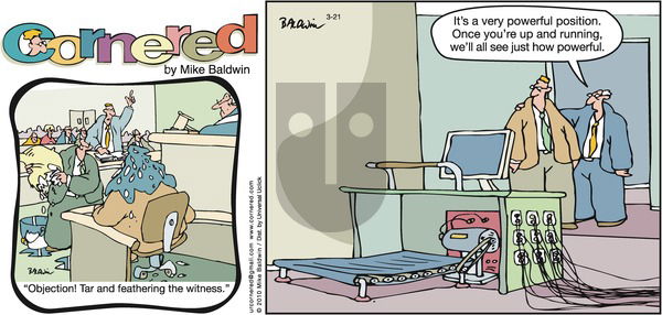 Cornered on Sunday March 21, 2010 Comic Strip