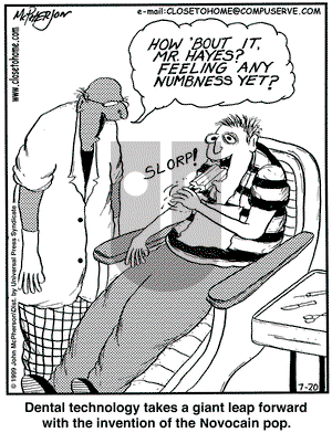 Close to Home - Tuesday July 20, 1999 Comic Strip
