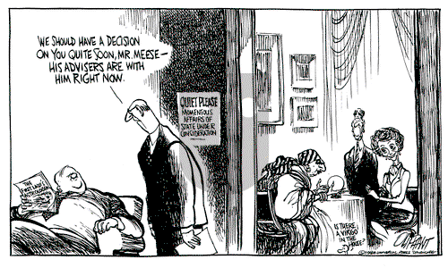 Pat Oliphant on Tuesday May 3, 1988 Comic Strip