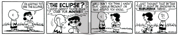 Peanuts on Monday October 4, 1954 Comic Strip