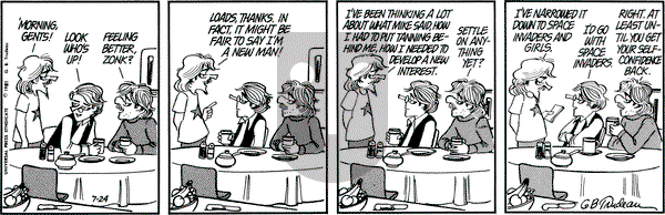 Doonesbury on Friday July 24, 1981 Comic Strip