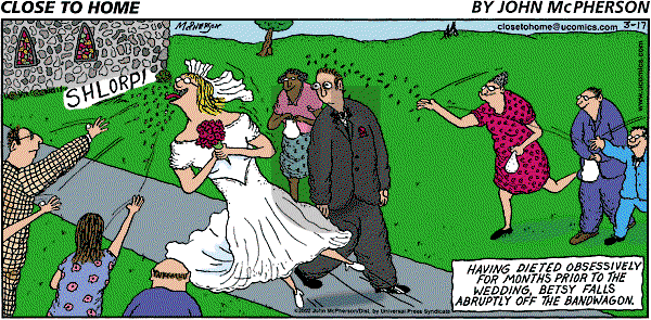 Close to Home on Sunday March 17, 2002 Comic Strip