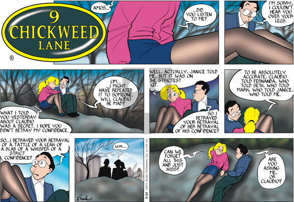 9 Chickweed Lane on Sunday March 20, 2011 Comic Strip