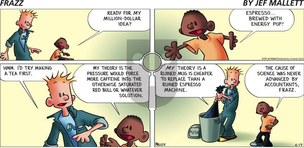 Frazz on Sunday June 19, 2016 Comic Strip
