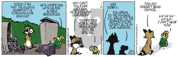 Over the Hedge on Thursday January 11, 2007 Comic Strip