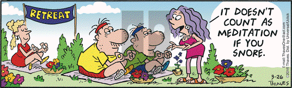 Frank and Ernest on Saturday March 26, 2016 Comic Strip