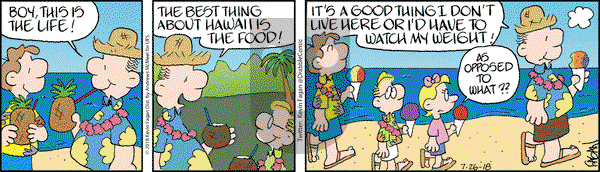 Drabble on Thursday July 26, 2018 Comic Strip