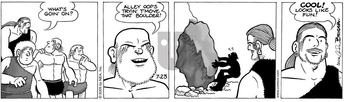 Alley Oop - Saturday July 23, 2005 Comic Strip