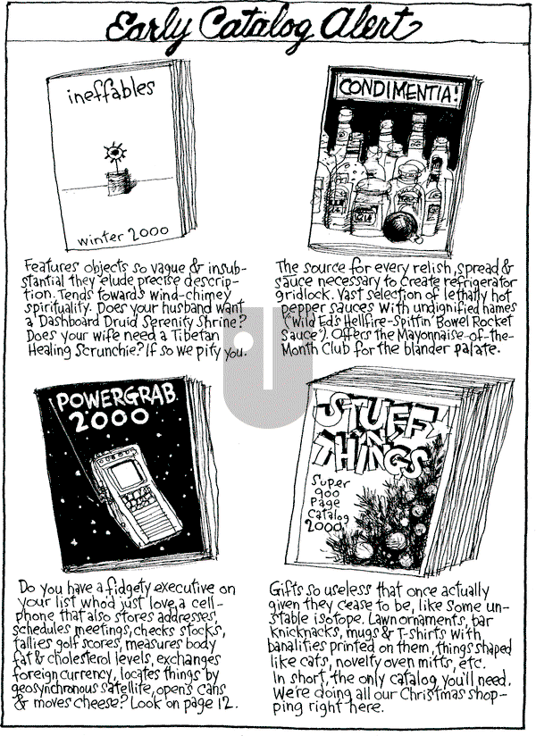Richard's Poor Almanac - Monday December 12, 2011 Comic Strip