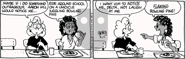 Luann on Tuesday September 17, 1991 Comic Strip