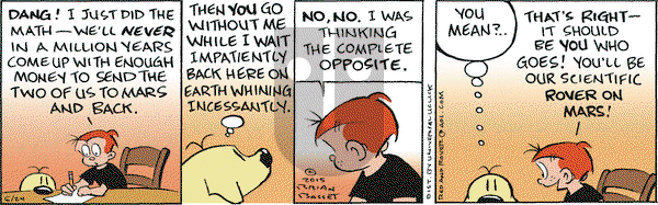 Red and Rover on Wednesday June 24, 2015 Comic Strip