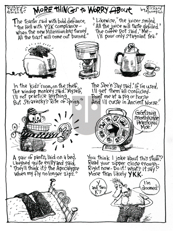 Richard's Poor Almanac on Thursday March 19, 2015 Comic Strip