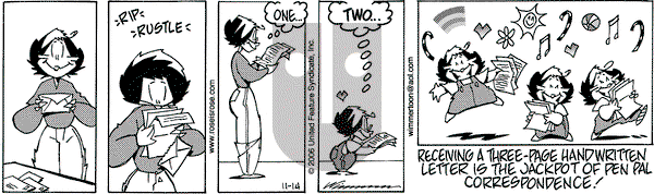 Rose is Rose on Tuesday November 14, 2006 Comic Strip