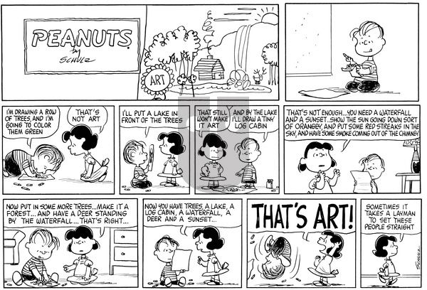 Peanuts on Sunday October 13, 1968 Comic Strip