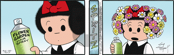 Nancy on Monday August 28, 2017 Comic Strip
