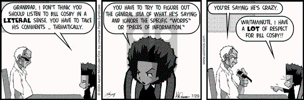 The Boondocks on Thursday March 1, 2012 Comic Strip