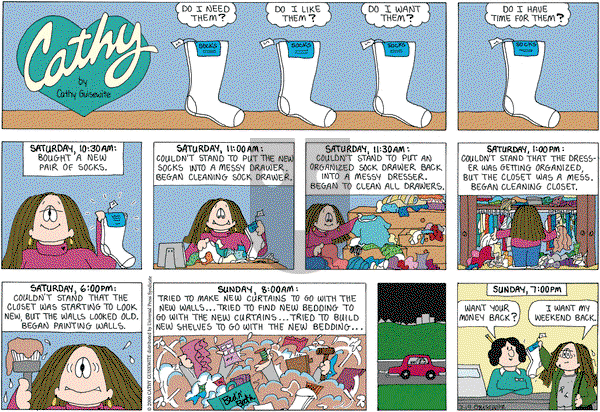 Cathy Classics on Saturday March 19, 2011 Comic Strip