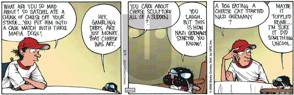 Get Fuzzy on Monday June 5, 2006 Comic Strip
