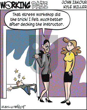 Working Daze on Wednesday November 3, 2004 Comic Strip