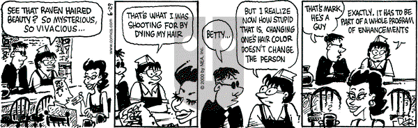 Betty - Thursday June 29, 2000 Comic Strip