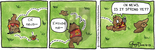 Breaking Cat News on Friday April 13, 2018 Comic Strip
