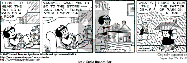 Nancy Classics on Tuesday September 26, 2017 Comic Strip
