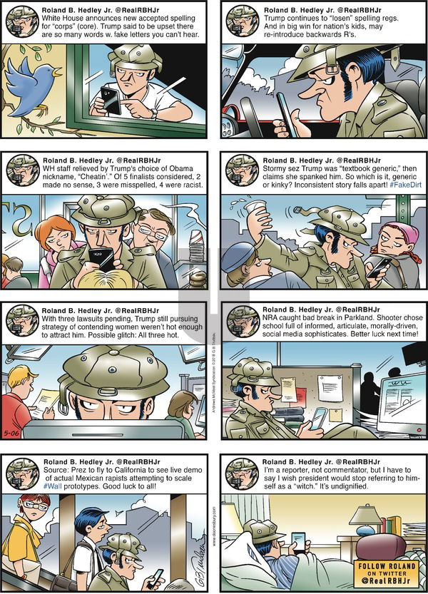 Doonesbury on Sunday May 6, 2018 Comic Strip