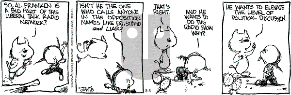 Prickly City on Thursday August 5, 2004 Comic Strip