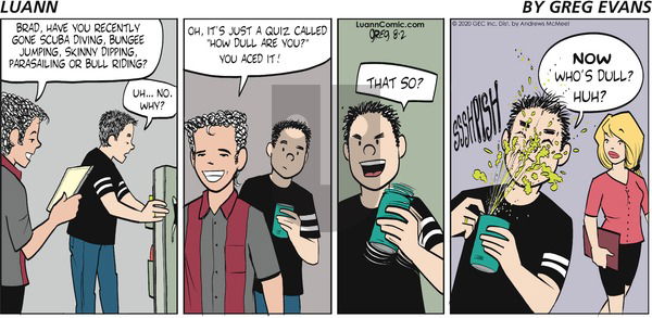 Luann - Sunday August 2, 2020 Comic Strip