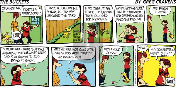 The Buckets on Sunday October 26, 2014 Comic Strip