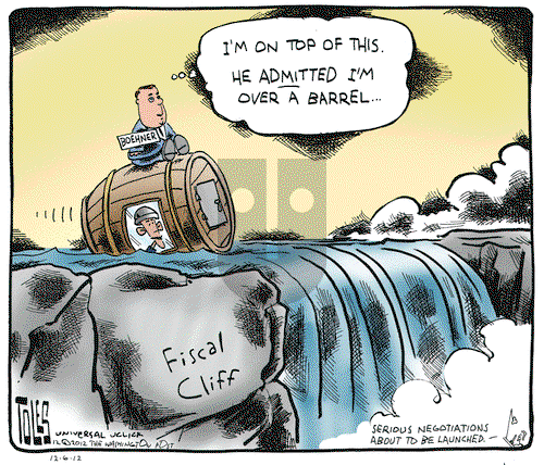 Tom Toles on Thursday December 6, 2012 Comic Strip