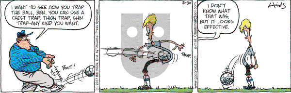 Cleats - Friday March 30, 2007 Comic Strip