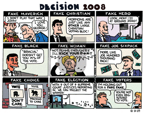 Ted Rall on Monday December 31, 2007 Comic Strip