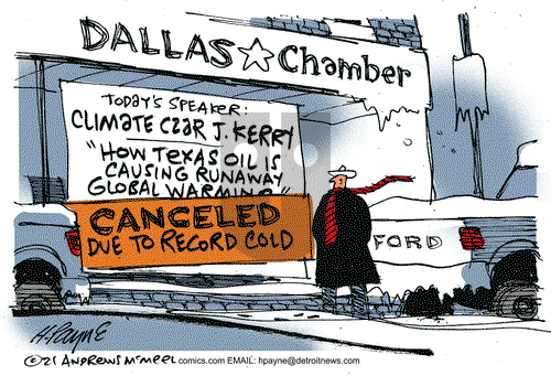 Henry Payne on Tuesday February 16, 2021 Comic Strip