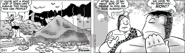Alley Oop on Saturday August 11, 2007 Comic Strip